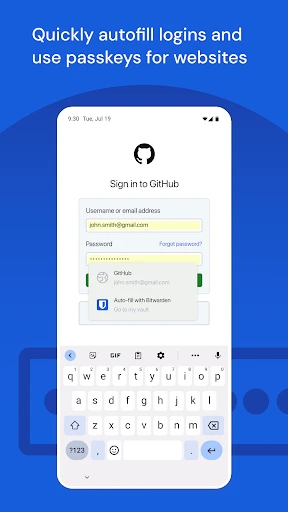Bitwarden Password Manager screenshot