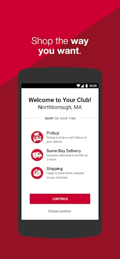 BJ's Wholesale Club screenshot