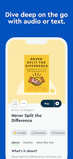 Blinkist: Book Summaries Daily screenshot