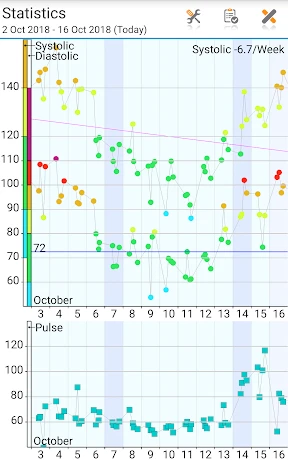 Blood Pressure Log - MyDiary screenshot