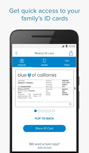Blue Shield of California screenshot