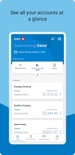 BMO Digital Banking screenshot