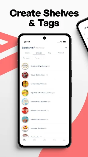 Bookshelf-Your virtual library screenshot