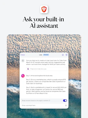 Brave Private Web Browser, VPN screenshot