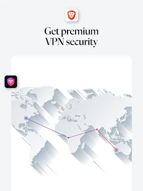 Brave Private Web Browser, VPN screenshot