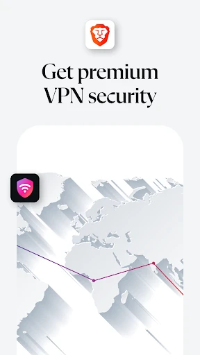 Brave Private Web Browser, VPN screenshot