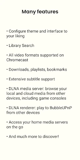 BubbleUPnP UPnP/DLNA License screenshot