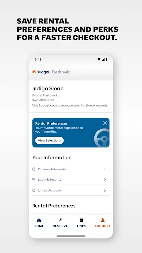 Budget Car Rental screenshot