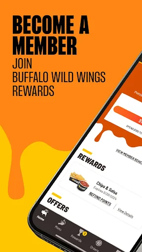 Buffalo Wild Wings Ordering screenshot