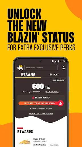 Buffalo Wild Wings Ordering screenshot