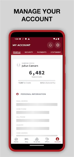 Caesars Rewards Resort Offers screenshot