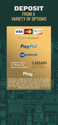 Caesars Sportsbook screenshot