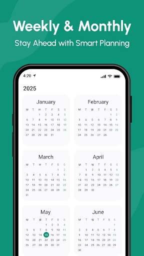 Calendar 2025 screenshot