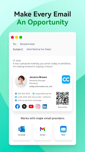 CamCard-Digital business card screenshot