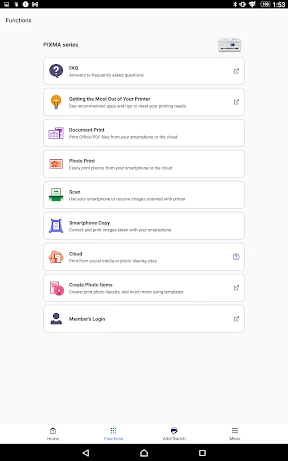 Canon PRINT screenshot