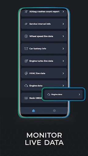 Carista OBD2 screenshot