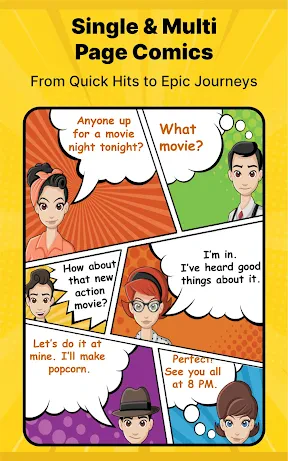 Cartoon Comic Strip Maker screenshot