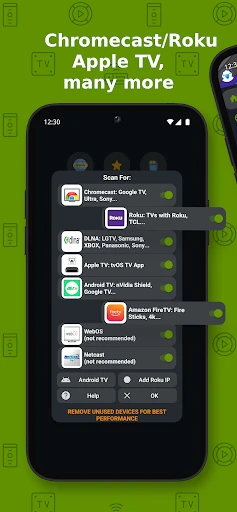 Cast to TV+ Chromecast Roku TV screenshot