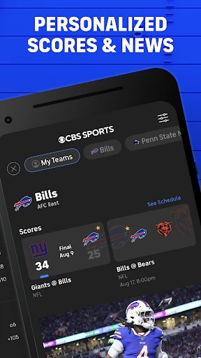 CBS Sports App: Scores & News screenshot
