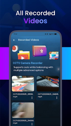 CCTV Camera Video Recorder App screenshot