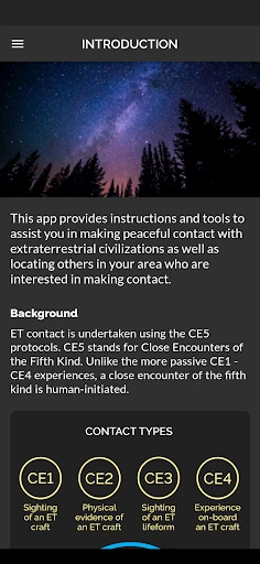 CE5 Contact screenshot