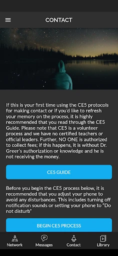 CE5 Contact screenshot