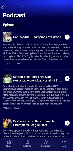 Champions League Official screenshot