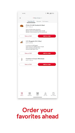 Chick-fil-A® screenshot