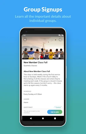 Church Center App screenshot