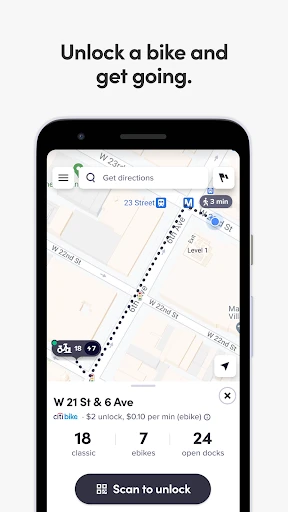 Citi Bike screenshot