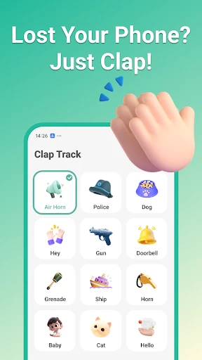 ClapTrack: Find Your Phone Now screenshot