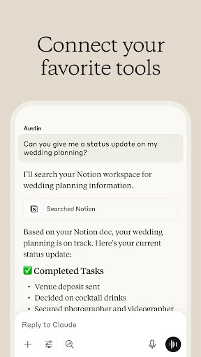 Claude by Anthropic screenshot