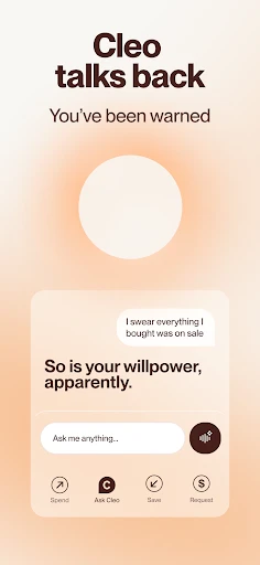 Cleo AI: Cash advance & Credit screenshot