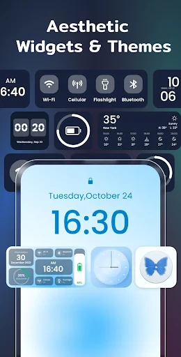 Color Widgets, Theme: iWidgets screenshot