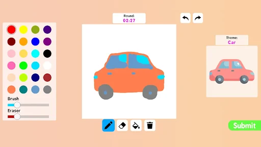 Coloring games: speed drawing screenshot