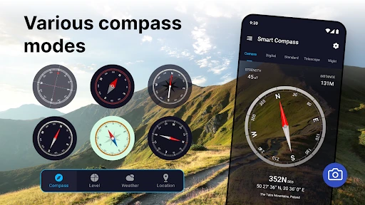 Compass app - Accurate Compass screenshot