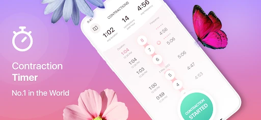 Contraction Timer & Counter 9m screenshot