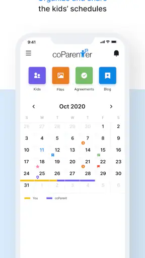 coParenter screenshot