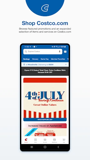 Costco Wholesale screenshot