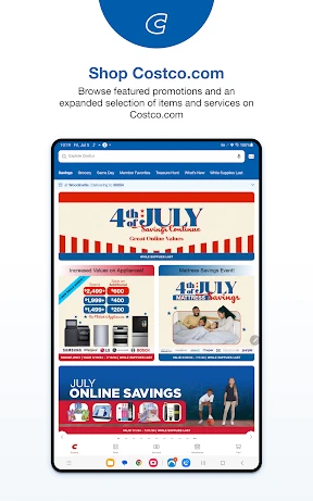 Costco Wholesale screenshot