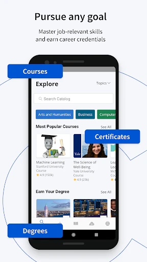 Coursera: Grow your career screenshot
