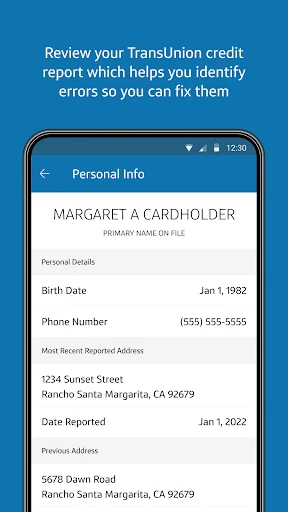 CreditWise from Capital One screenshot