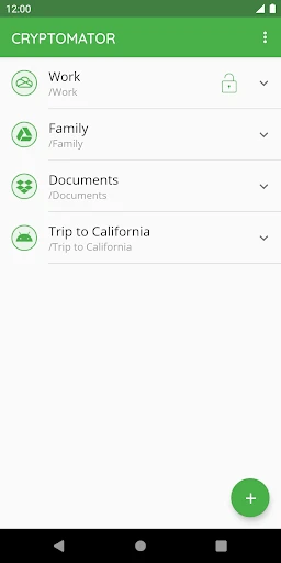 Cryptomator screenshot