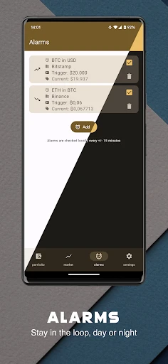CryptoWatch screenshot
