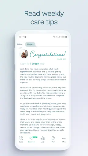 Cubtale Baby Tracker screenshot