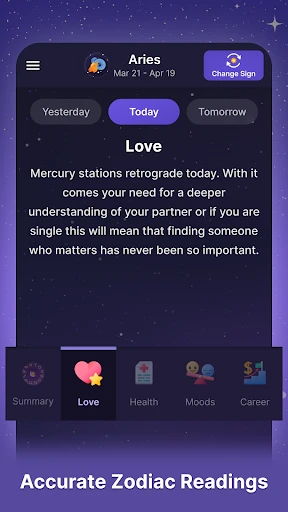 Daily Horoscope Launcher screenshot