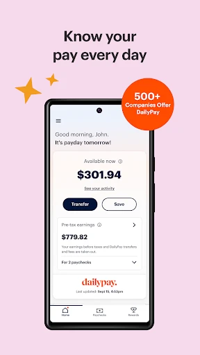 DailyPay On-Demand Pay screenshot
