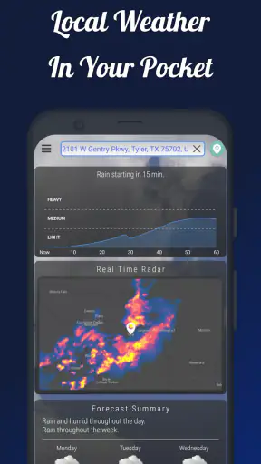 Dark Sky Tech & Radar Forecast screenshot