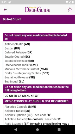 Davis's Drug Guide for Nurses screenshot