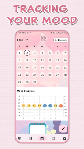 Diary with Fingerprint Lock screenshot